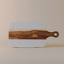 Handmade Marble and Acacia Cheese/Serving/Cutting Board