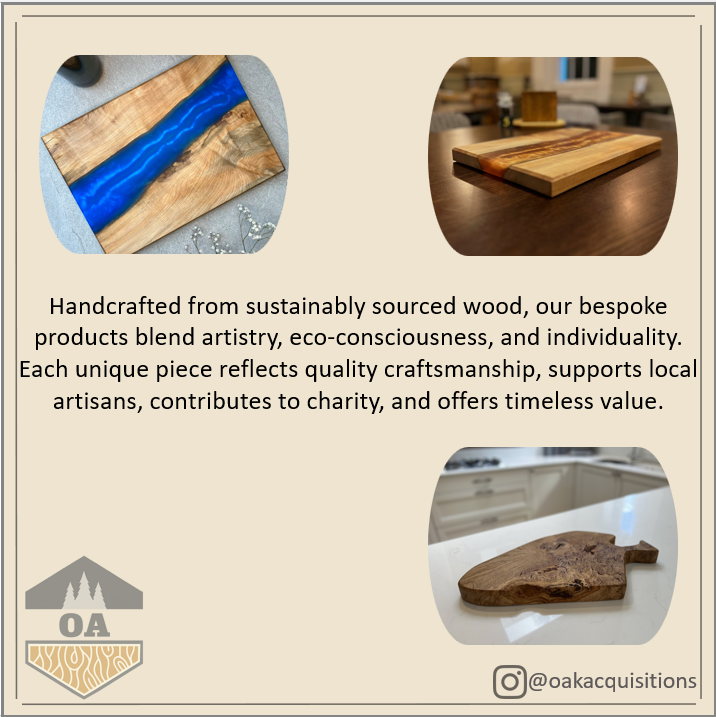 Large Sycamore serving river board 15" (38cm) x 11" (28cm) x 1" (2.5cm)