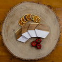 Handmade Marble and Acacia Coasters